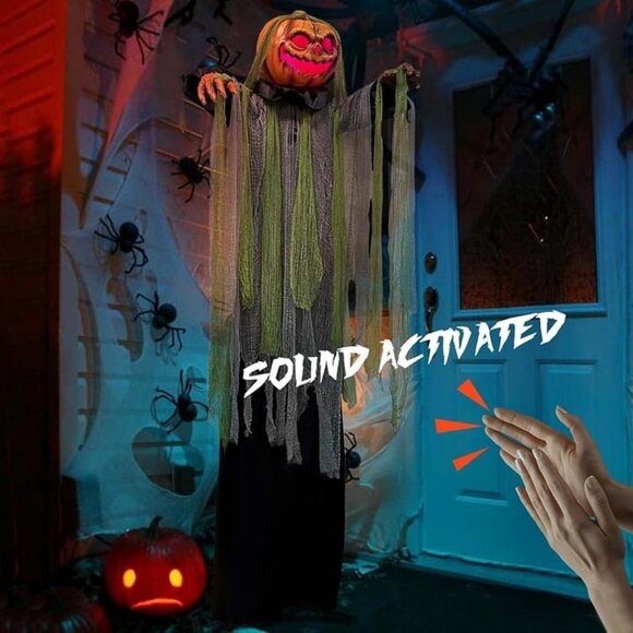 Halloween Decorations Outdoor - 6 Ft. Large Animated Root...
